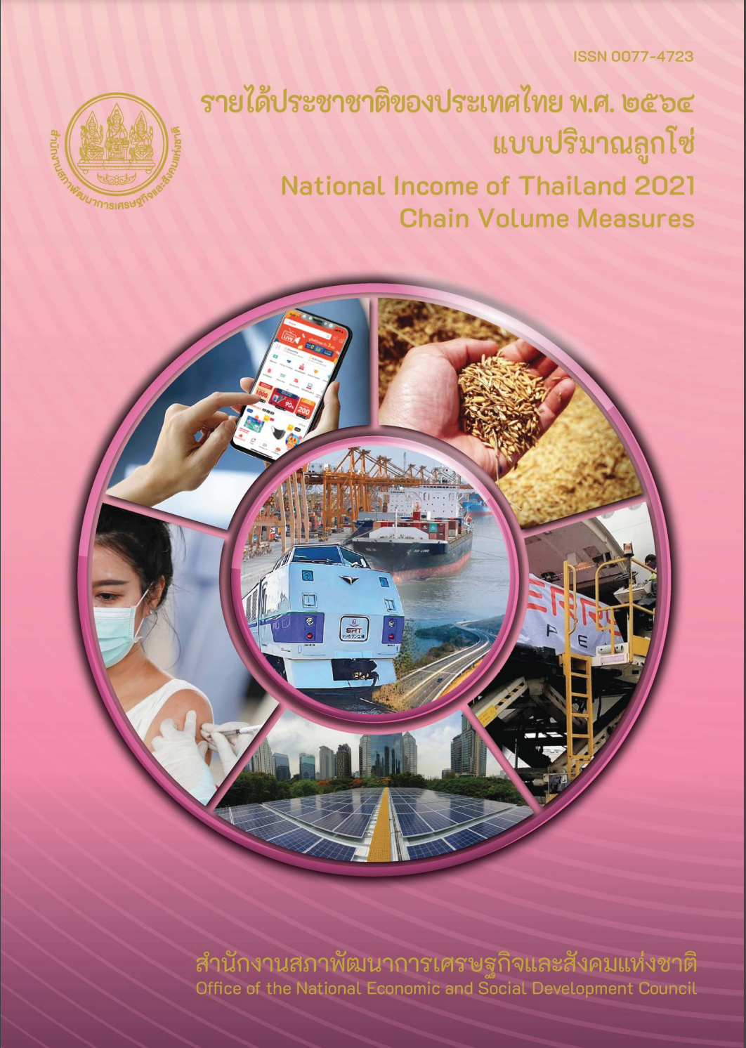 รายได้ประชาชาติของประเทศไทย พ.ศ. 2564 แบบปริมาณลูกโซ่