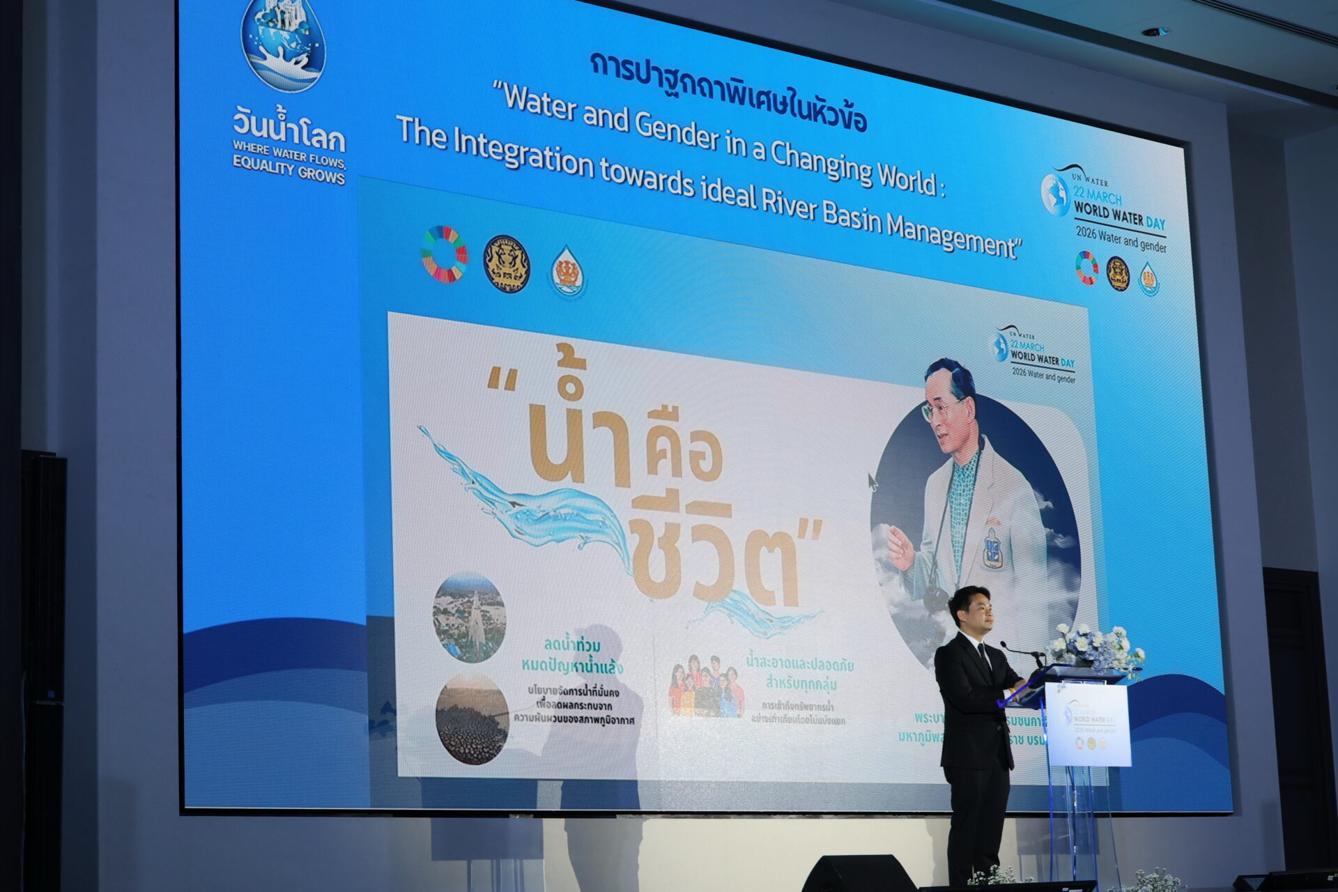 เลขาธิการ สศช. ร่วมงาน “วันน้ำโลก ประจำปี 2569” หนุนการบริหารจัดการน้ำยั่งยืนและเท่าเทียม