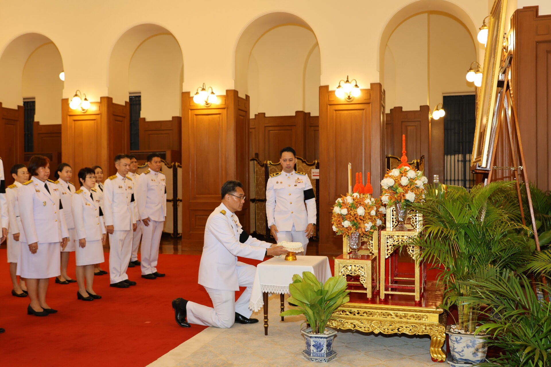 สศช. ร่วมถวายสักการะและลงนามถวายความอาลัย สมเด็จพระเจ้าลูกเธอ เจ้าฟ้าพัชรกิติยาภา นเรนทิราเทพยวดี กรมหลวงราชสาริณีสิริพัชร มหาวัชรราชธิดา
